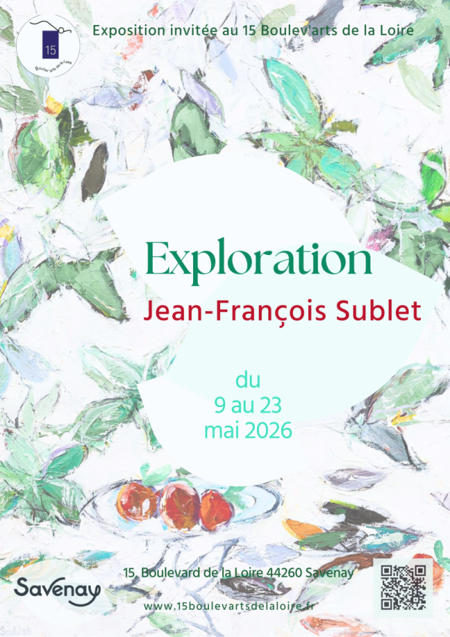 Exposition Jean-François Sublet ≈ 9 au 23 mai
